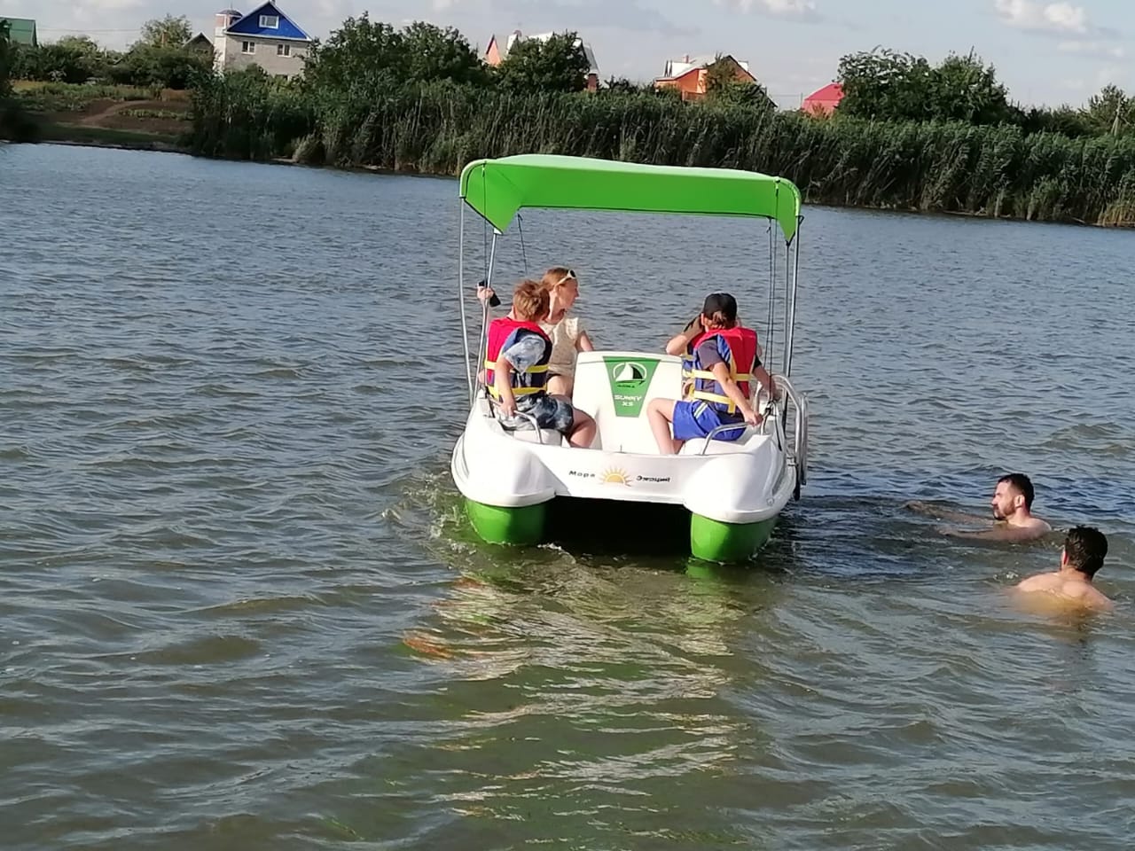 Водный велосипед Катамаран